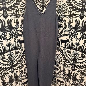 Universal Thread Charcoal Sleeveless Jumpsuit